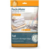Packmate Large Flat Vacuum Storage Bag And Medium Travel Vacuum Bag - Pack Of 2