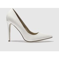 Missguided White Point Toe Court High Heels