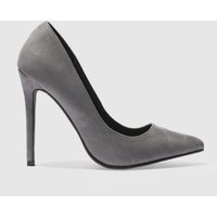 Missguided Grey Point Toe High Heels