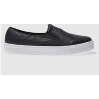 Schuh Black & White Awesome Slip On Flats