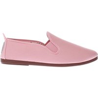 Flossy Pale Pink Plimsoll Flats