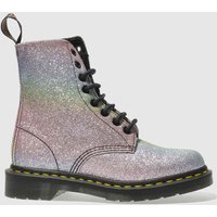 Dr Martens Pink & Purple Pascal 8 Eye Boots