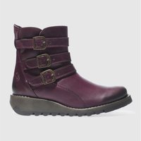 Fly London Purple Sard Boots