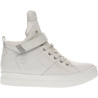 Timberland White Mayliss High Top Strap Boots