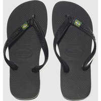 Havaianas Black Brasil Sandals