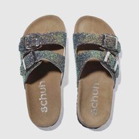Schuh Pink & Green Hawaii Sandals
