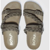 Schuh Khaki Zodiac Sandals