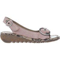 Fly London Pink Tram Sandals