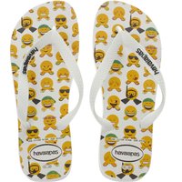 Havaianas White & Yellow Mood Sandals