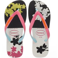 Havaianas White & Pink Top Fashion Sandals