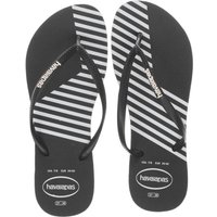 Havaianas Black & White Slim Block Colors Sandals