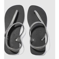 Havaianas Black & Silver Flash Urban Sandals