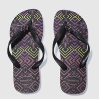 Havaianas Black & Purple Gracia Sandals