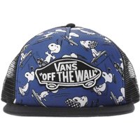 Vans Navy & White Peanuts Trucker Patch Caps And Hats
