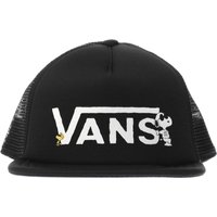 Vans Black & White Kids Peanuts Trucker Caps And Hats