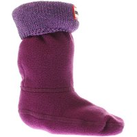 Hunter Purple Glitter Cuff Kids Sock Socks