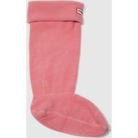 Hunter Pale Pink Fleece Welly Sock Socks