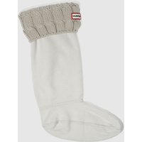 Hunter Light Grey 6 Stitch Cable Sock Socks
