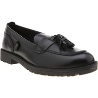 Kickers Black Lachly Loafer Girls Junior