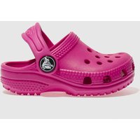 Crocs Pink Classic Clog Girls Toddler