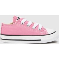 Converse Pink All Star Lo Girls Toddler
