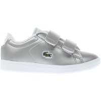 Lacoste Silver Carnaby Evo Girls Toddler