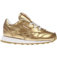 Reebok Gold Classic Leather Girls Toddler