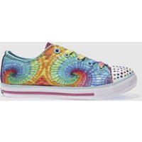 Skechers Pale Blue & Pink Chit Chat Chill Girls Junior