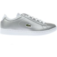 Lacoste Silver Carnby Evo Girls Youth