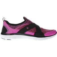 Skechers Pink & Black Flex Appeal 2.0 New Image Trainers