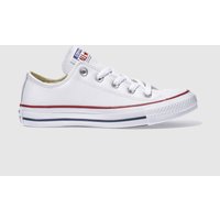 Converse White All Star Oxford Leather Trainers
