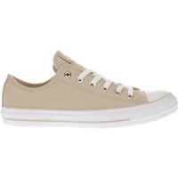 Converse Natural All Star Leather Ox Trainers