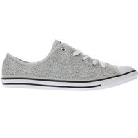 Converse Silver All Star Dainty Ox Trainers