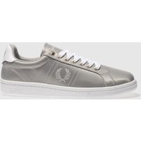 Fred Perry Grey B721 Satin Trainers