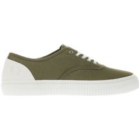 Fred Perry Khaki Barson Canvas Trainers