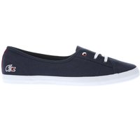 Lacoste Navy & White Ziane Chunky Trainers