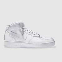 Nike White Air Force 1 Mid Trainers
