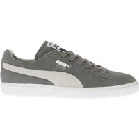 Puma Agave Green Suede Classic Trainers