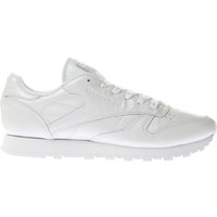 Reebok White Classic Leather Pearlized Trainers