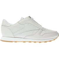 Reebok Ivory Classic Leather Zip Trainers