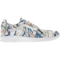Vans White & Green Iso 1-5 Tropical Leaves Trainers