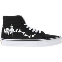 Vans Black & White Sk8-hi Peanuts Snoopy Bones Trainers