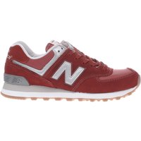 New Balance Red 574 V1 Trainers