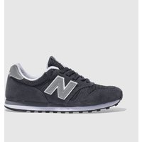 New Balance Navy & Silver 373 Trainers
