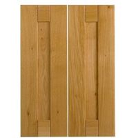 Cooke & Lewis Chesterton Solid Oak Corner Wall Door Pack Of 2