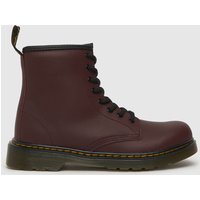 Dr Martens Red Delaney Lace Unisex Youth