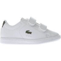 Lacoste White & Green Carnaby Evo Unisex Toddler