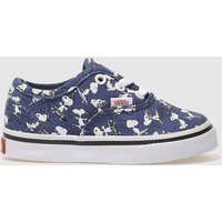 Vans Navy & White Authentic Peanuts Snoopy Unisex Toddler