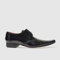 Jeffery West Black Square Punch Gibson Shoes