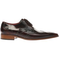 Jeffery West Brown Escobar Bolt Wing Shoes